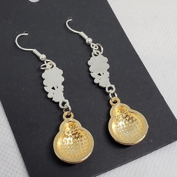 Handmade Dangle Ladybug Earrings - Picture 4 of 4